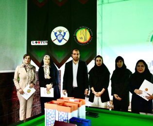 حضور دکتر اصلانی در بیست و هفتمین دوره رنکینگ کشوری اسنوکر با معرفی برترین های این رشته
